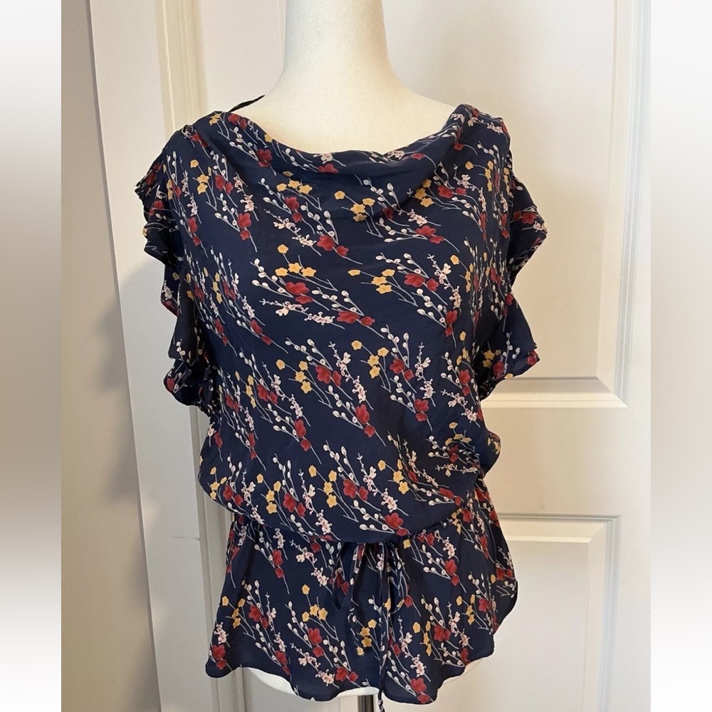 Silk top by Anthropologie